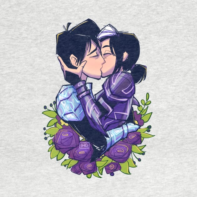 Jim Lake Jr/Claire Nuñez (Jlaire) Kiss by inhonoredglory